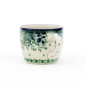 Kubek ceramiczny C91 0,17l <br> 2206X Zielone paprocie